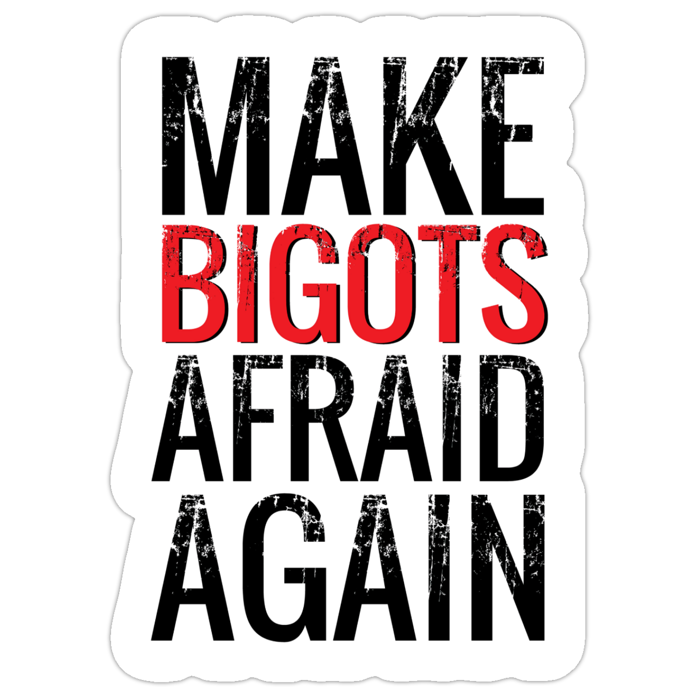 MAKE BIGOTS AFRAID AGAIN